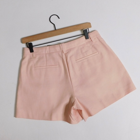 NWT!! J. CREW Lucia Short Stretch Linen Blend Ballet Slipper Pink Shorts Size 4 - Picture 9 of 16